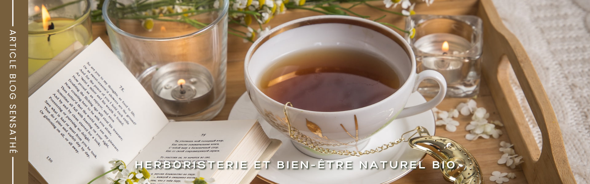 Tisane antispasmodique contre le stress intestinal - Herboristerie Sensathé